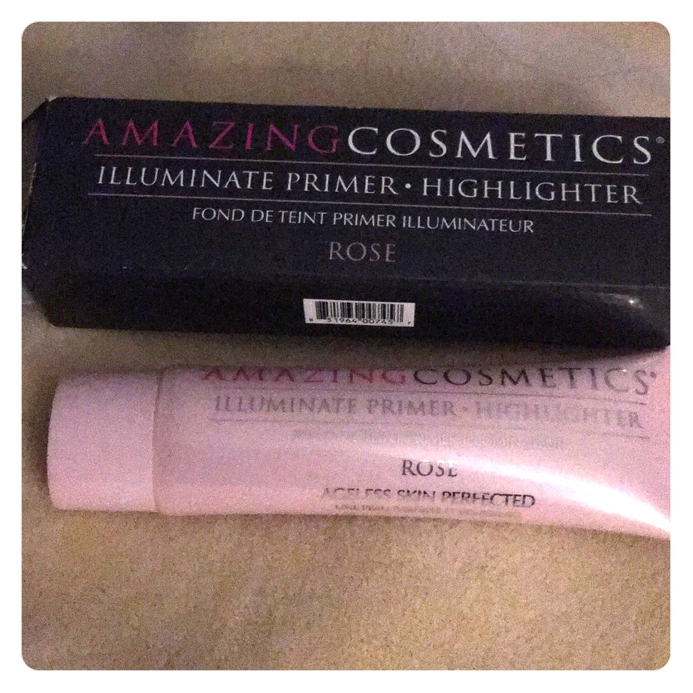 NIB AMAZING ILLUMINATE PRIMER + HIGHLIGHTER - ROSE